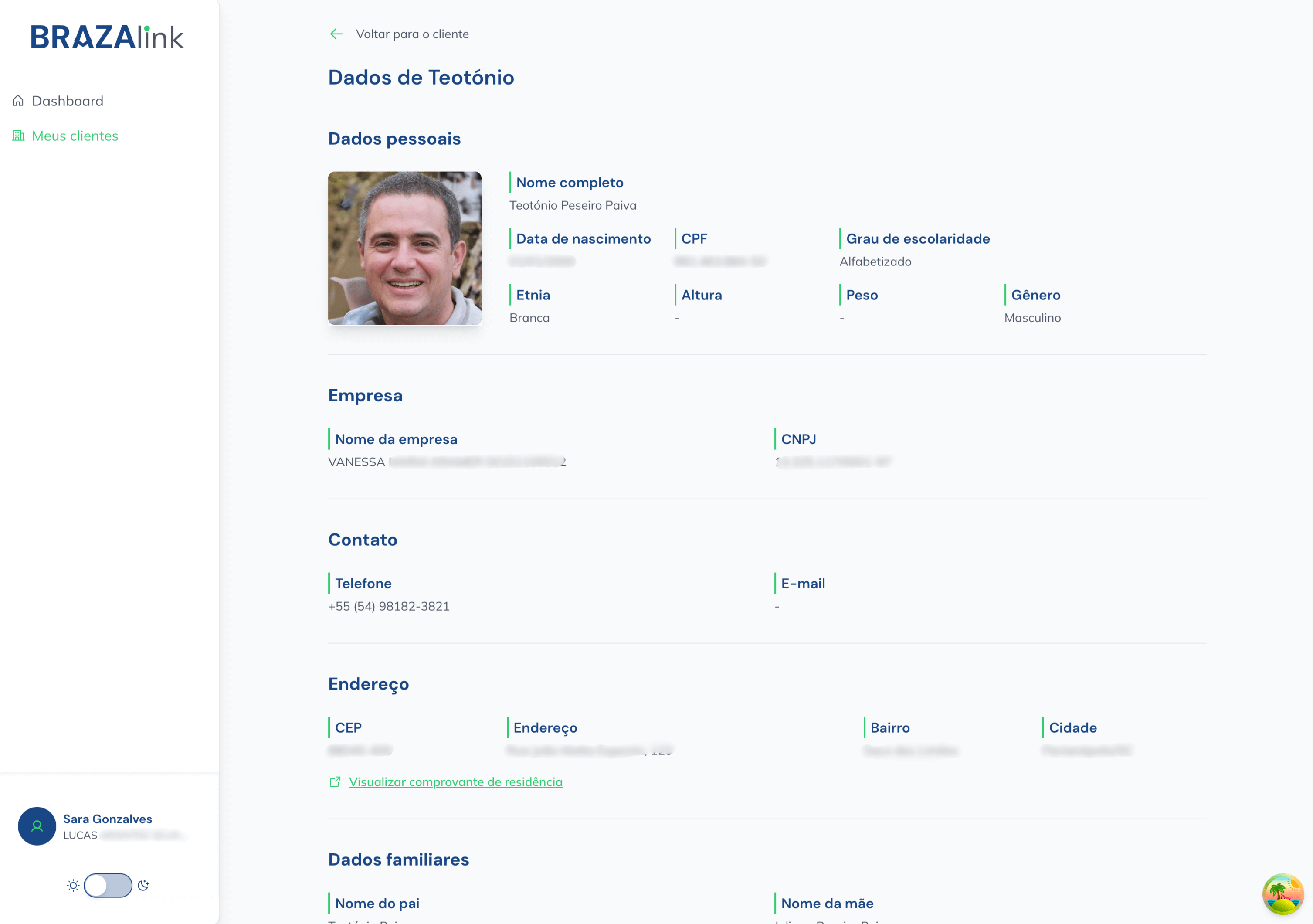 Gestão unificada de funcionários